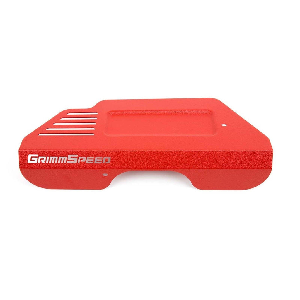 GrimmSpeed Pulley Cover w/ Tool Tray Red - 2013-2021 Scion FR-S / Subaru BRZ / Toyota 86