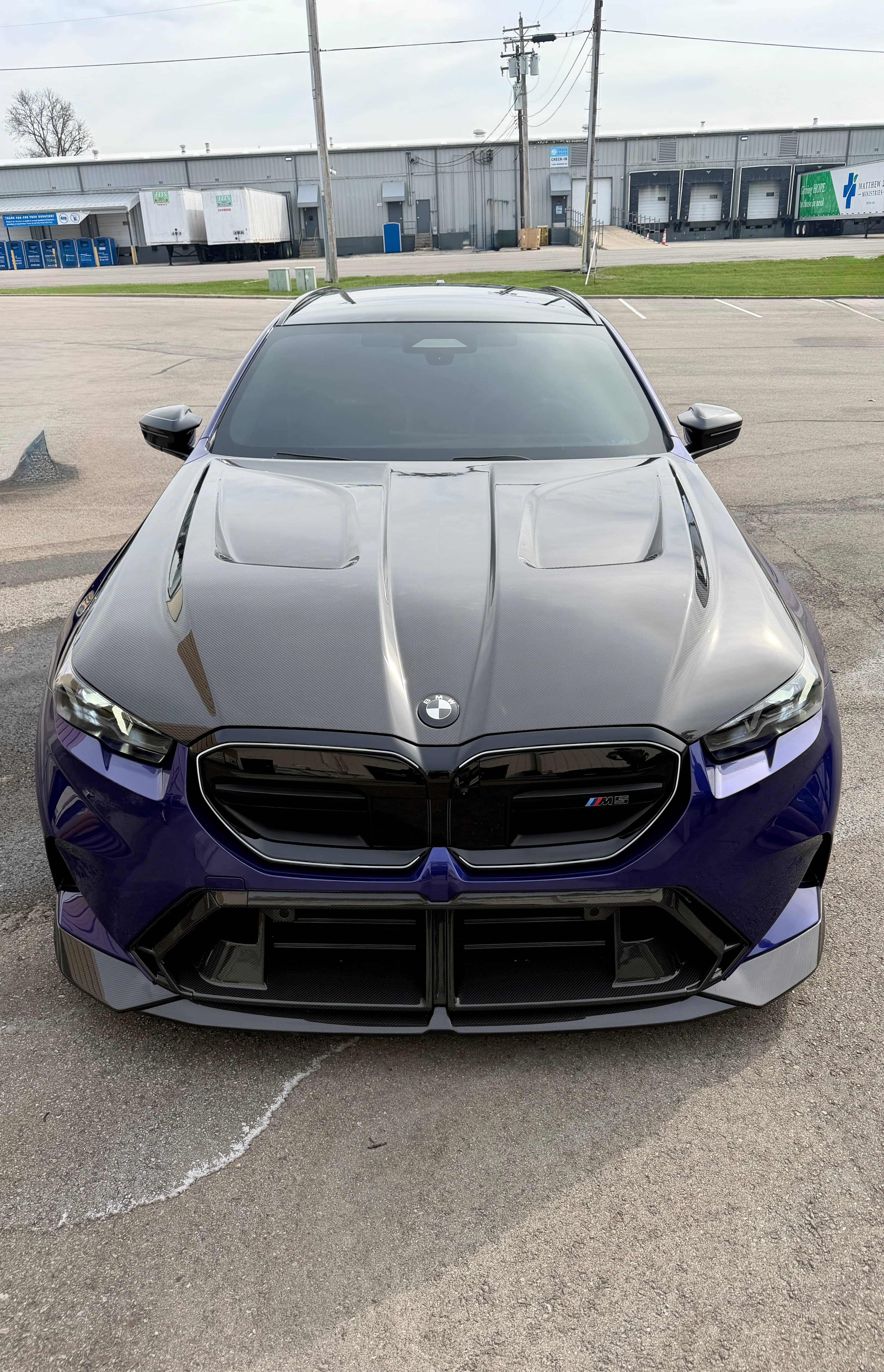 G90/G99 M5 SQ Style Dry Carbon Fiber Vented Hood