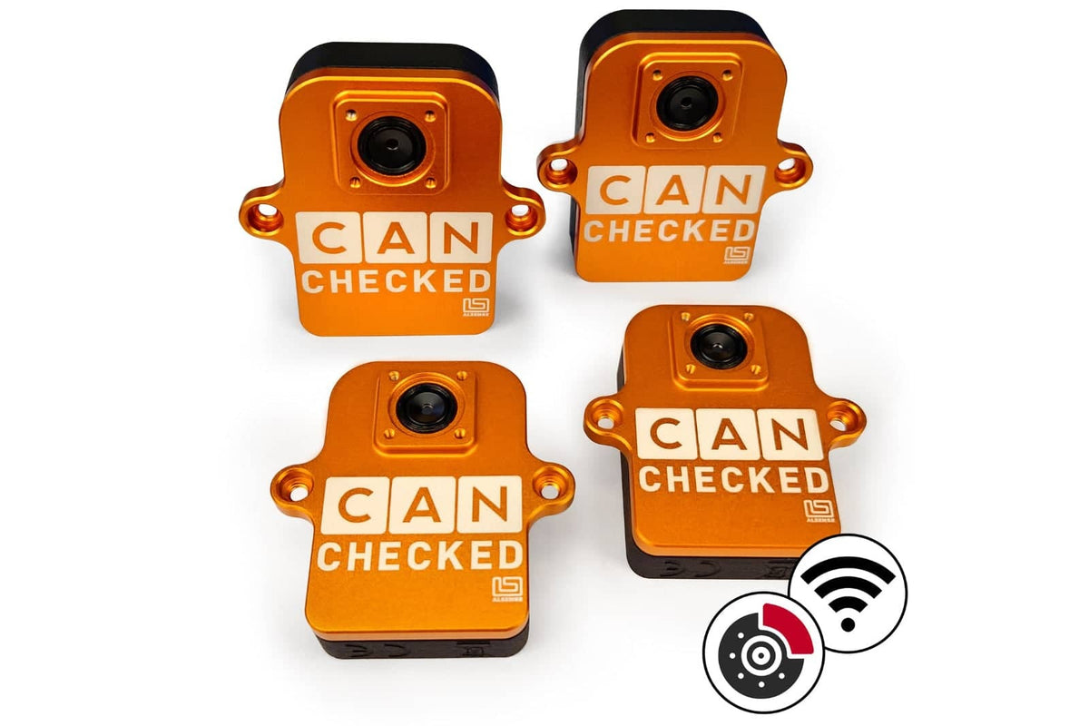 CANchecked BMU04 Brake Temperature Monitoring Set - Wireless and Charging Box