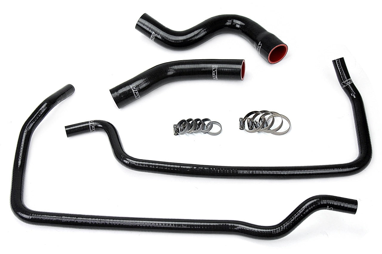 HPS Black Reinforced Silicone Radiator + Heater Hose Kit Coolant Jeep 01-04 Grand Cherokee WJ 4.7L V8