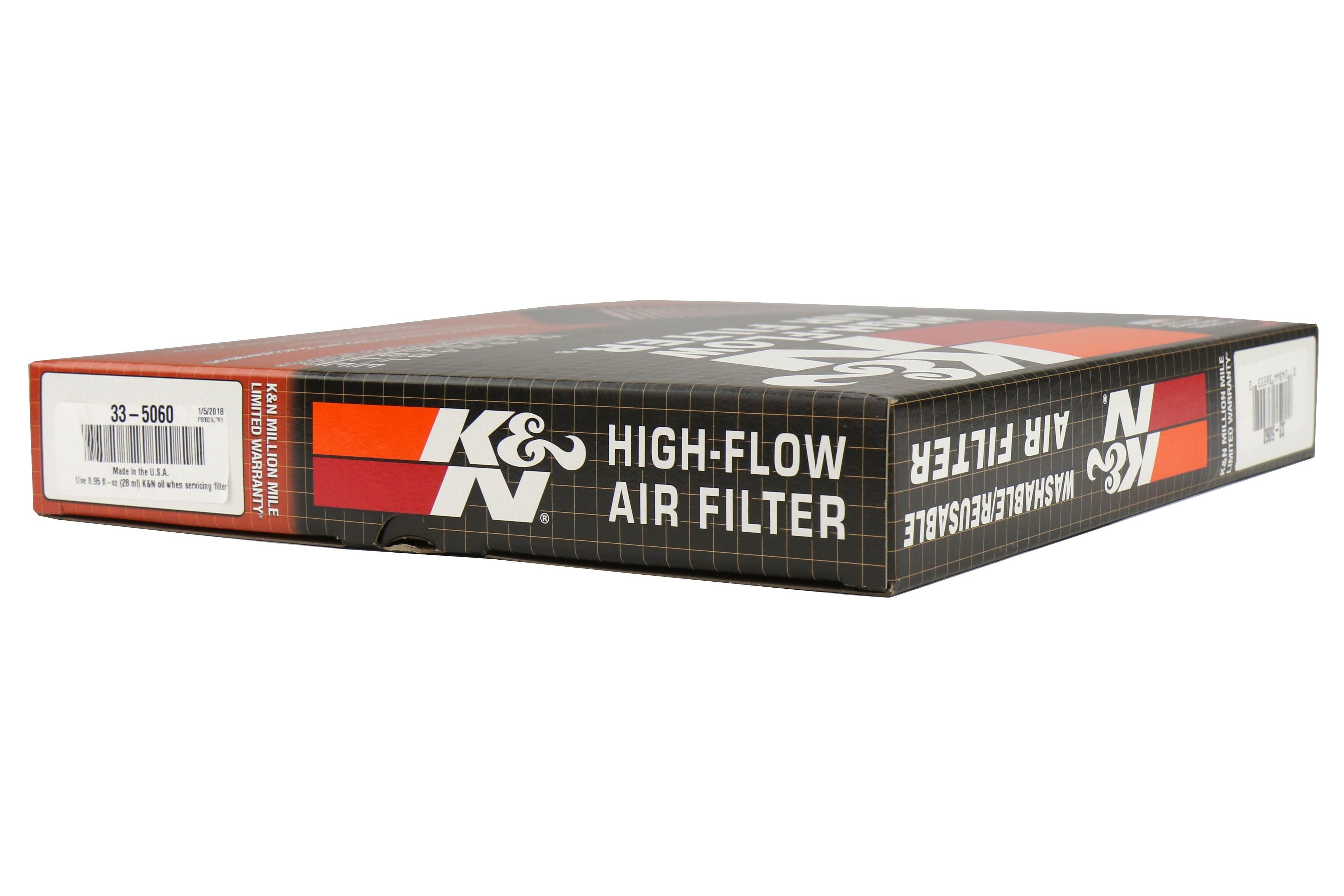 K&N High Flow Air Filter - 2017-2020 Subaru BRZ / 2017-2019 Toyota 86 MT Only