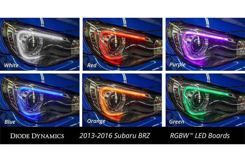 Diode Dynamics Multicolor LED Boards - 2013-2016 Subaru BRZ / Scion FRS