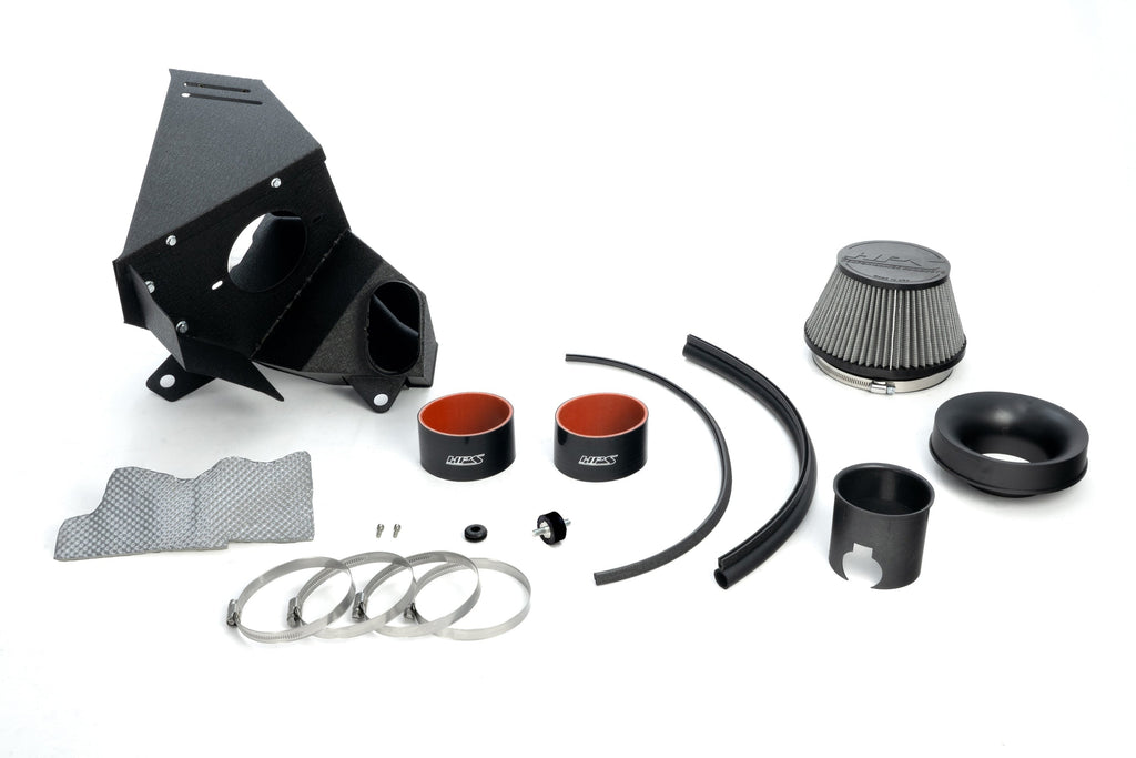 HPS Performance Air Intake Kit with Heat Shield, 2021-2025 Acura TLX Type S 3.0L Turbo, Black, 827-783WB