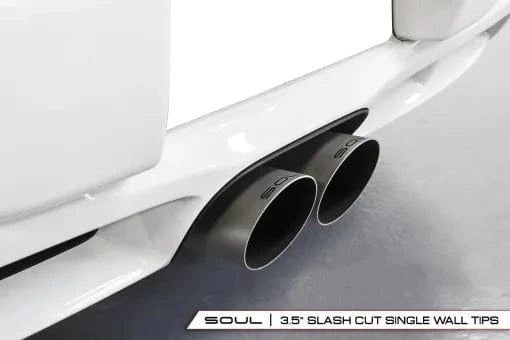 Porsche 718 Cayman / Boxster Bolt-On X-Pipe With Tips Slash Cut Single Wall Tips (Copy)