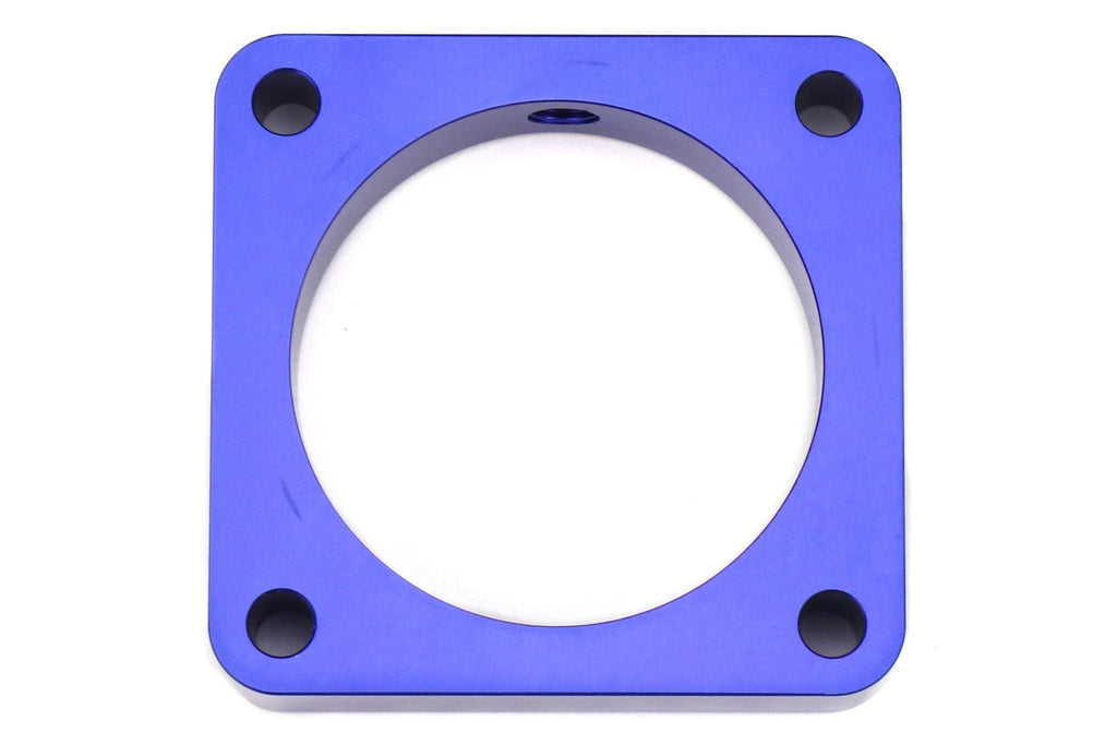 Torque Solution 19mm Throttle Body Spacer Blue - 2013-2021 Scion FR-S / Subaru BRZ / Toyota 86