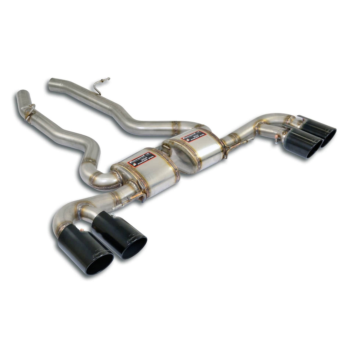 Supersprint BMW G87 M2 Stainless Rear Exhaust 4x100mm - Race