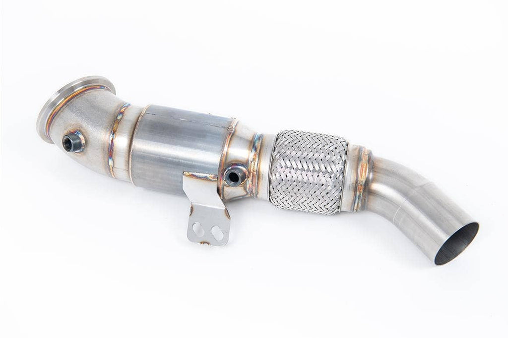 Milltek 4.5" Downpipe with 90mm Flex & 100 CPSI Race Cat