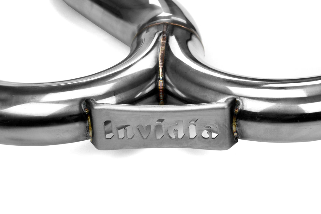 Invidia N1 Dual Exit Catback Exhaust - Titanium Tips - 2015-2021 Subaru WRX / STI