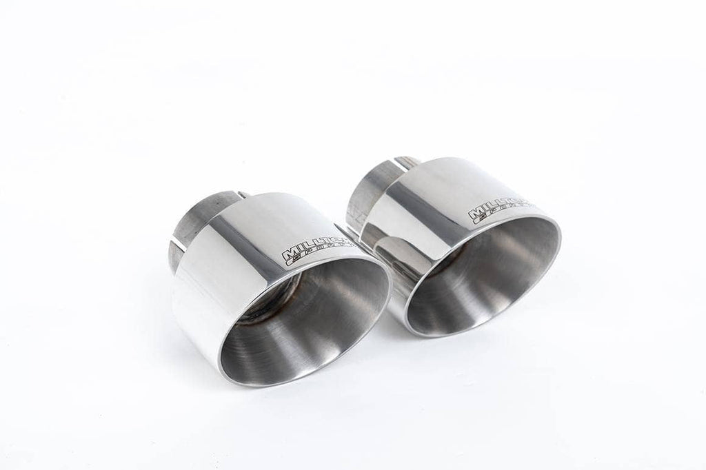 Milltek Porsche Rear Silencer Bypass with Polished Trims