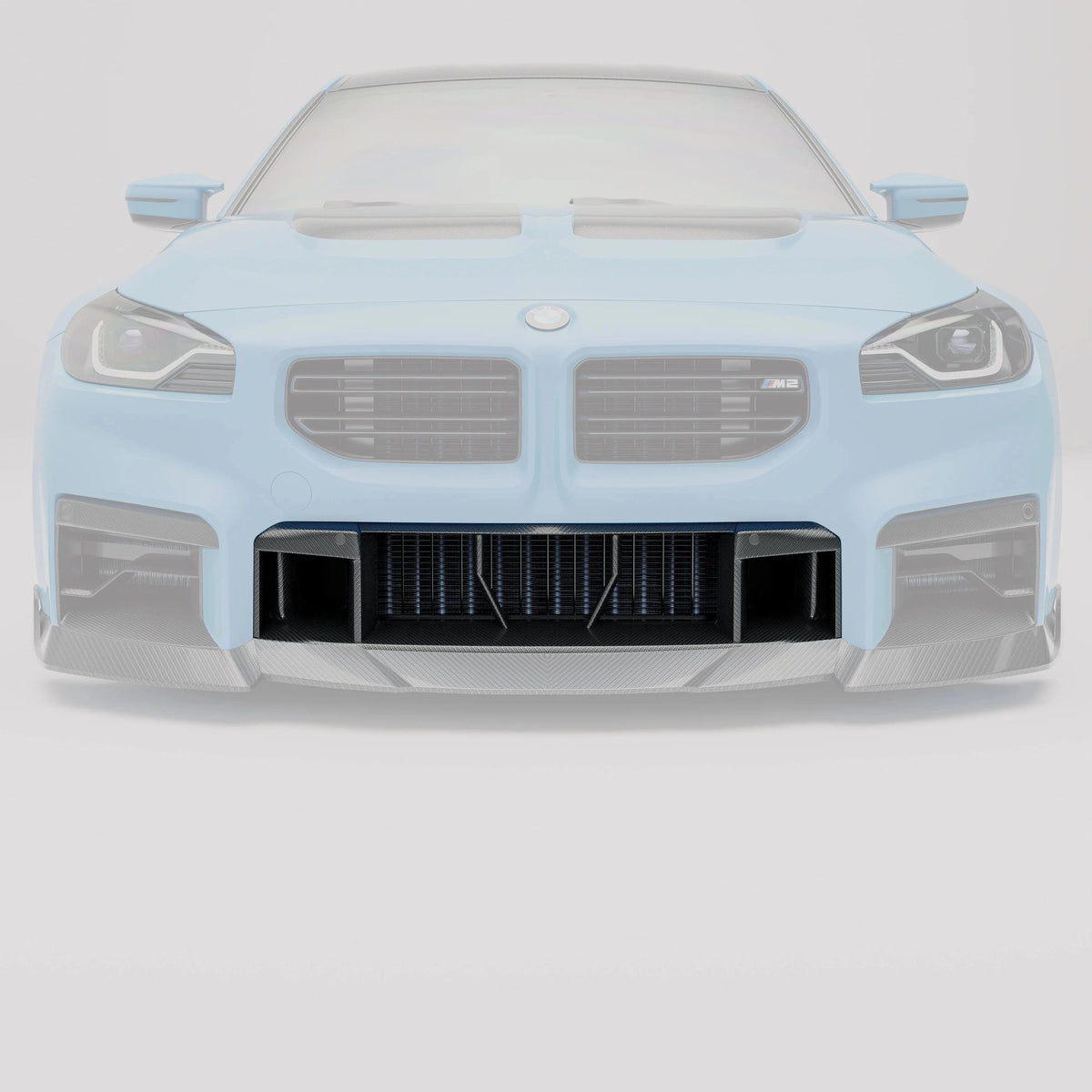 Revozport Carbon Fiber Front Bumper Air Intake for BMW G87 M2
