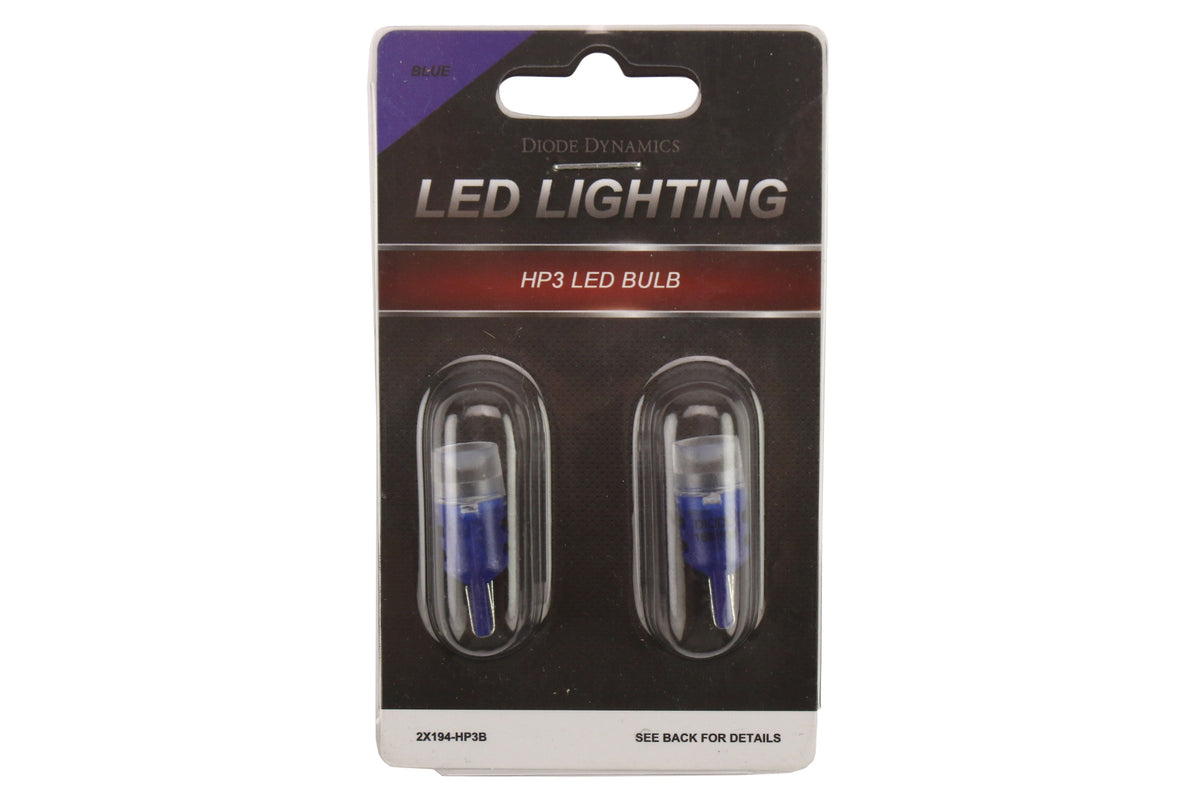Diode Dynamics 194 HP3 Blue Bulb Pair - Subaru Models (inc. 2015-2021 WRX / STI / 2013-2020 BRZ)