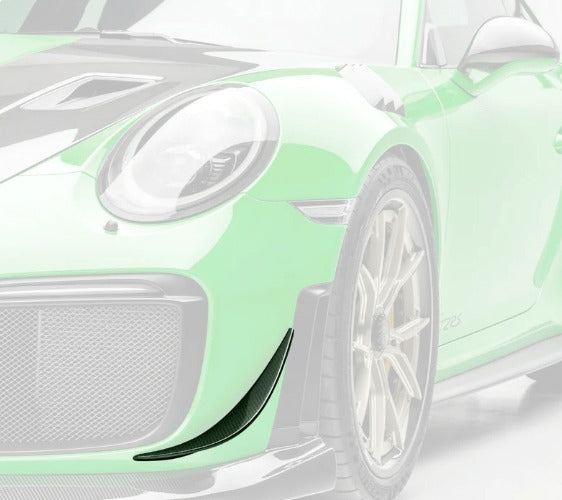 VORSTEINER PORSCHE 991 GT2 GW9 Aero Front Canards Carbon Fiber PP 2x2 Glossy
