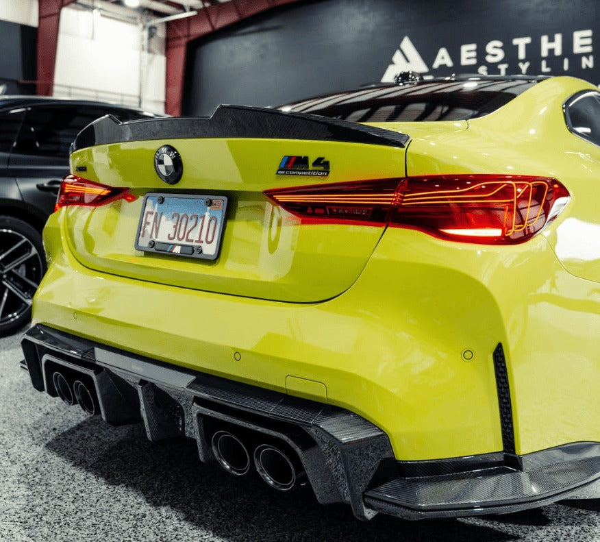 G8X SQ-B Style Dry Carbon Fiber Rear Diffuser Set