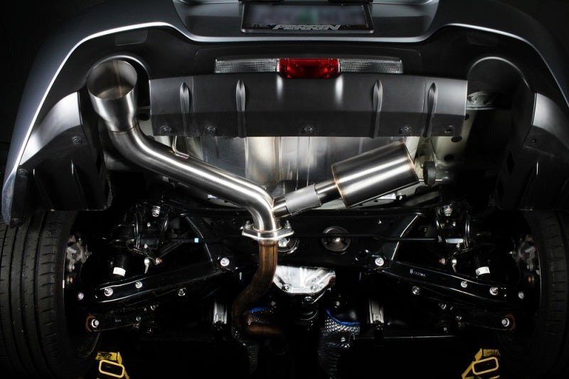PERRIN Axle Back Exhaust SS (Single Side Exit w/Helmholtz Chamber) 2022-2026 Subaru BRZ / Toyota GR86