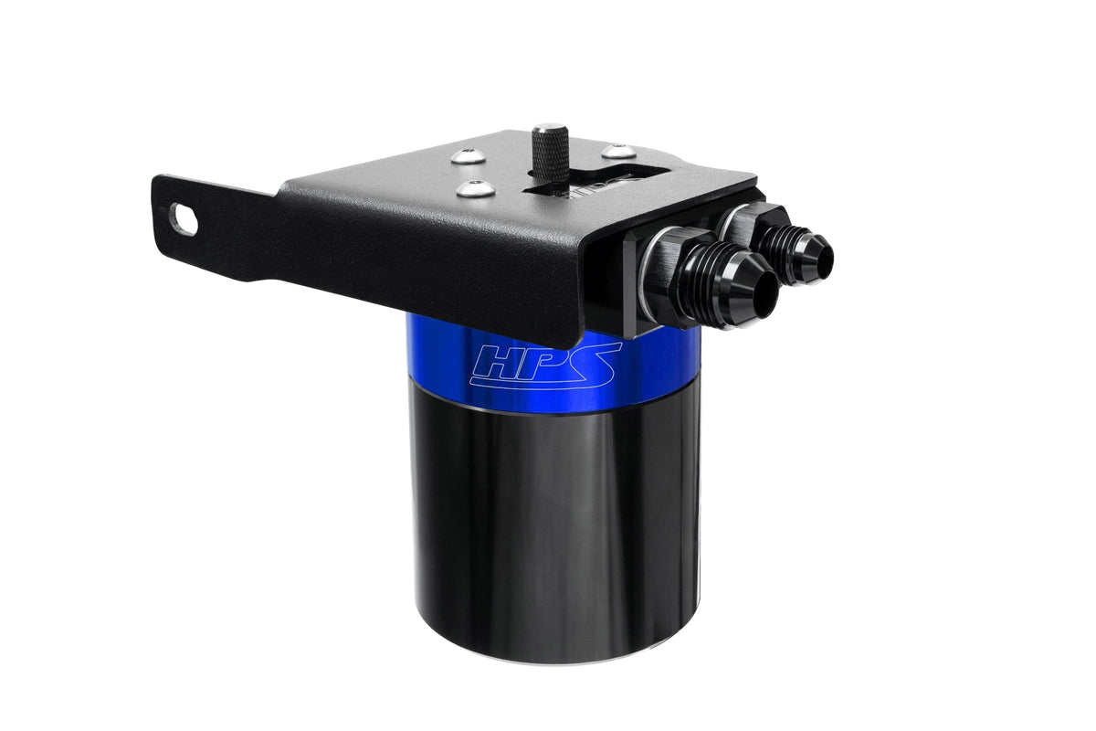 HPS Performance Aluminum Oil Catch Can Kit 2008-2022 Toyota Sequoia 5.7L V8, 860-033