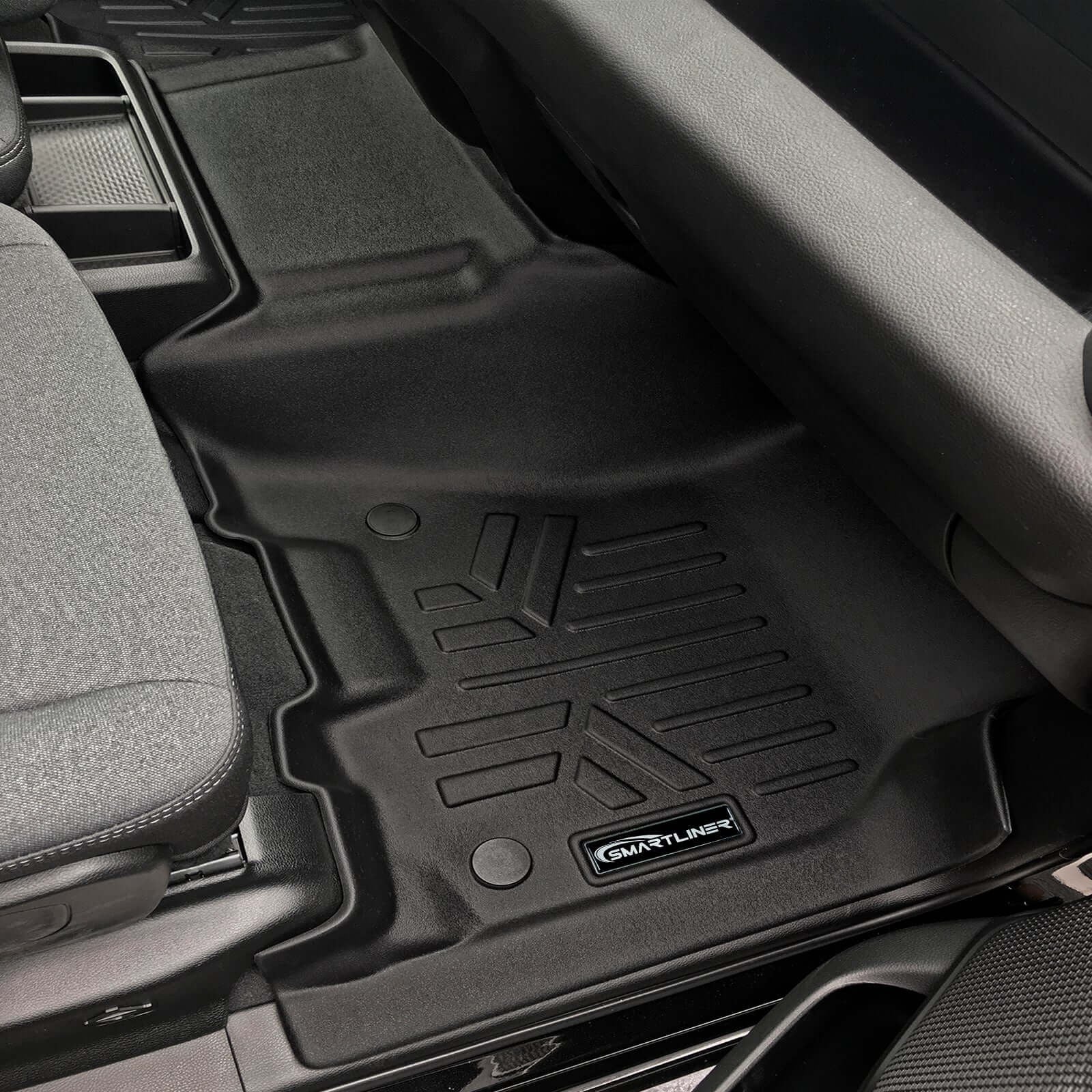 SmartCoverageTM Floor Liners For 2019-2024 Ram 1500 Crew Cab with First Row Bench Seat