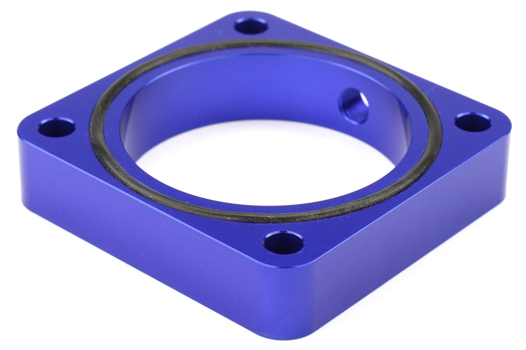 Torque Solution 19mm Throttle Body Spacer Blue - 2013-2021 Scion FR-S / Subaru BRZ / Toyota 86