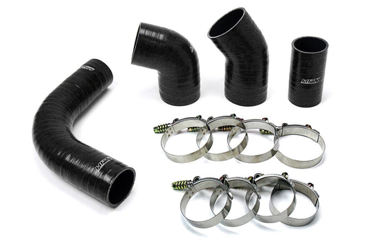 HPS High Temp Aramid Reinforced Silicone Intercooler Hose Boots Kit GMC 2002-2004 Sierra 3500 6.6L Duramax LB7 Diesel