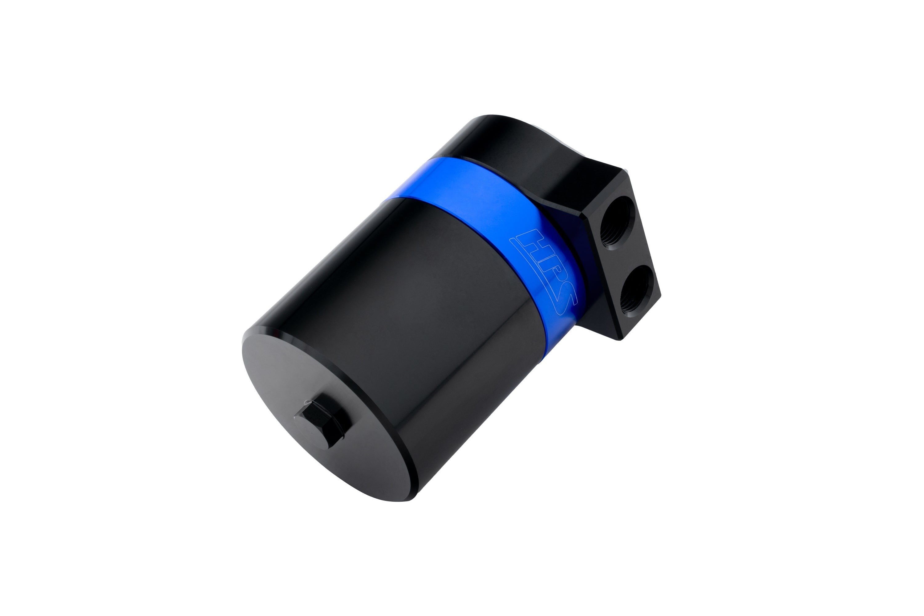 HPS Performance Aluminum Oil Catch Can Kit 2013-2016 Scion FRS, Blue, 860-030BL