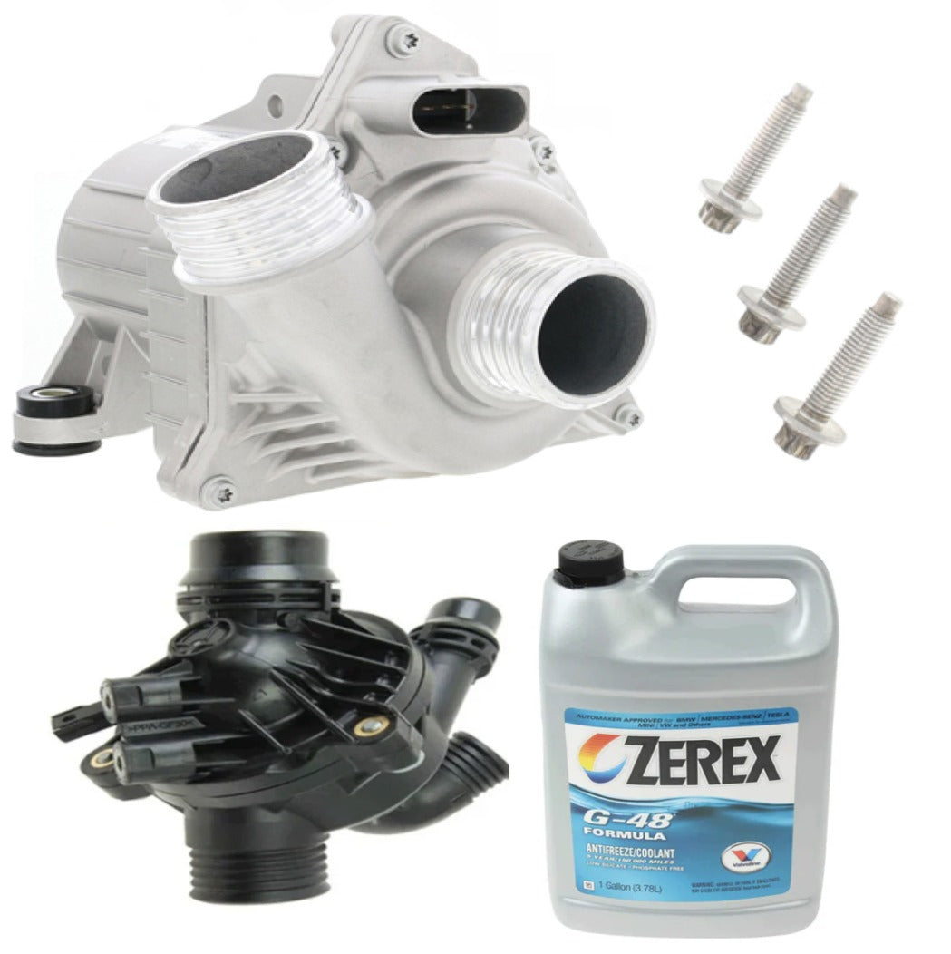 BMW E70 X5 3.0si & xDrive30i W/ Adaptive Drive or 4Zone Electric Water Pump Kit By Nissens 11519894484