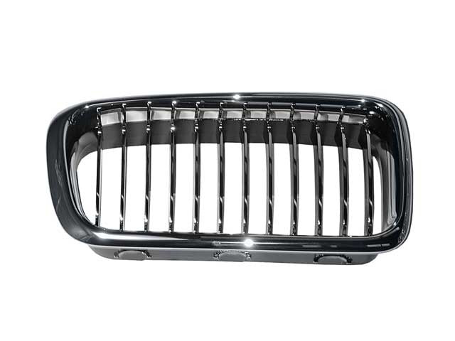 BMW E38 7-Series Hood Grill W/ Chrome Slats OEM 51138231595 or 51138231596 (09/1998-2001)