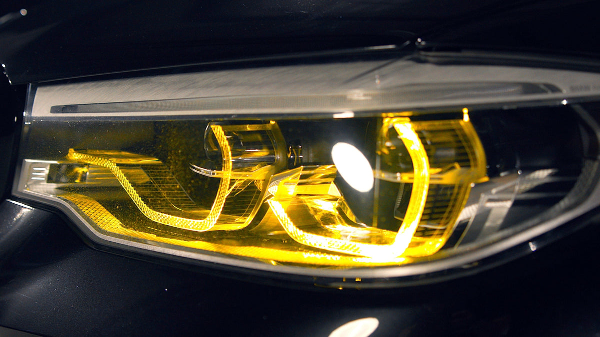 Kies Motorsports Yellow DRL Harness for Headlights BMW F90 M5