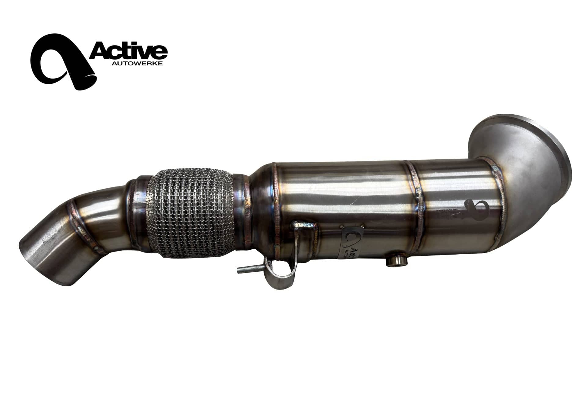 Active Autowerke BMW B58N Gen 3 GESI Catted Downpipe – 2025+ X3 M50 / X5 40i / X7 40i / 540i