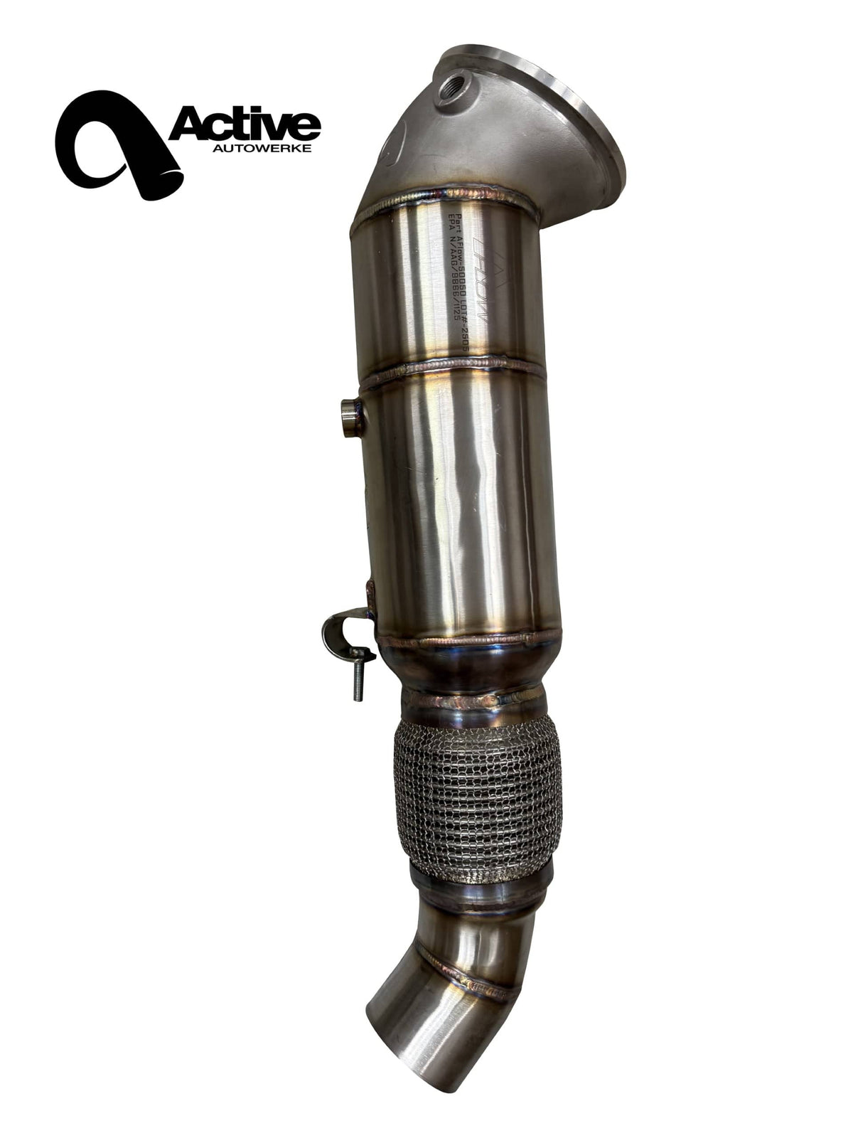 Active Autowerke BMW B58N Gen 3 GESI Catted Downpipe – 2025+ X3 M50 / X5 40i / X7 40i / 540i