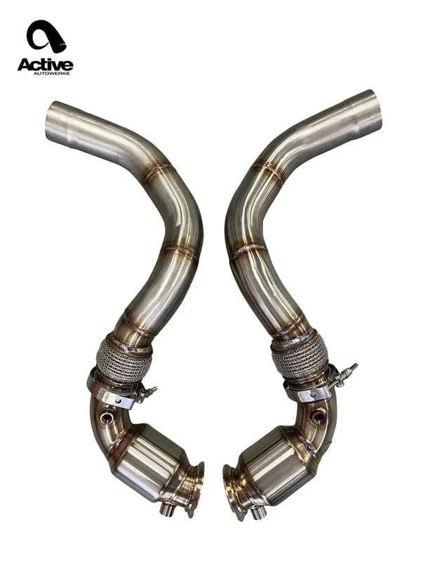 Active Autowerke F90 M5/M8 X5M/X6M Catted Downpipes
