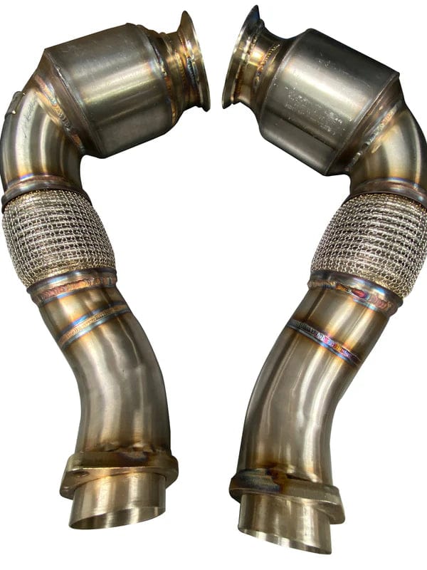 Active Autowerke S63 N63 Catted Downpipes | V8 BMW X5 M and X6 M X5 X6 550i 650i