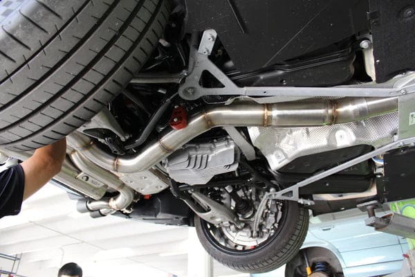 Active Autowerke BMW F87 M2 Competition Signature Exhaust System includes Active F-brace