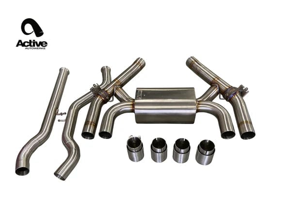 Active Autowerke BMW F87 M2C Valved Rear Axle-back Exhaust