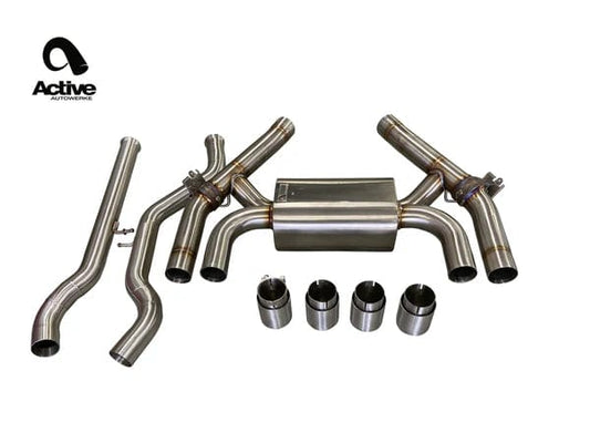 Active Autowerke BMW F87 M2C Valved Rear Axle-back Exhaust