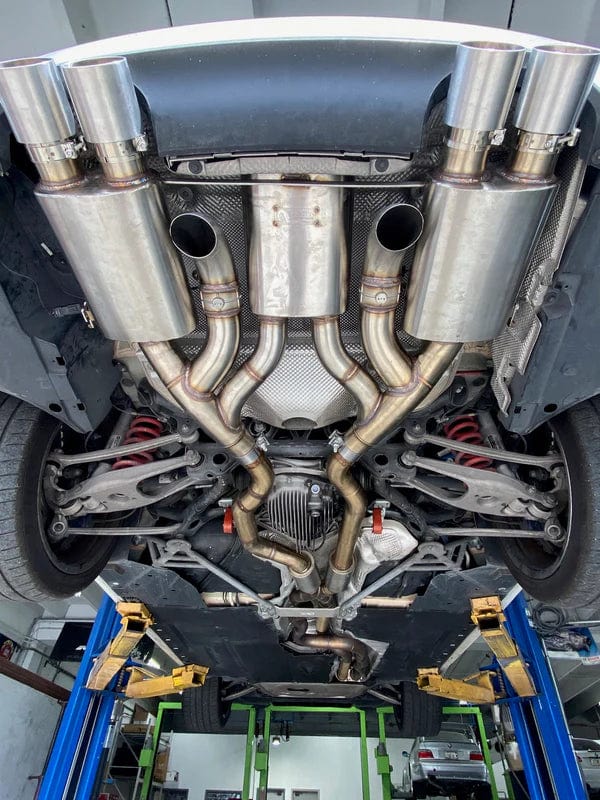 Active Autowerke Maad Maxx - F8X BMW M3 & M4 Rear Exhaust Section - 3 Can Valved