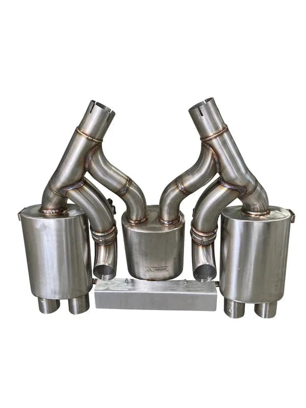 Active Autowerke Maad Maxx - F8X BMW M3 & M4 Rear Exhaust Section - 3 Can Valved