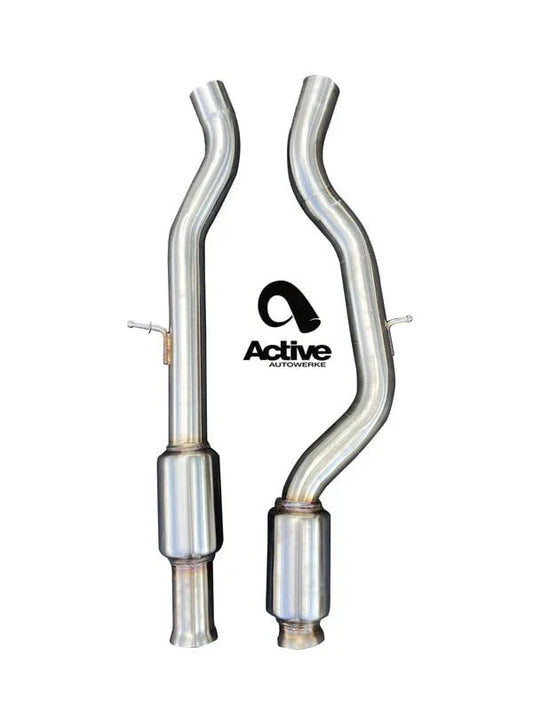 F8X BMW M3 & M4 Mid Pipe includes Active F-brace and $90 Fixed Price Shipping in Lower 48 States