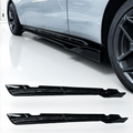 Aeroflow Dynamics V1 Gloss Black Side Skirt Extensions for 2024-2026 Dodge Charger