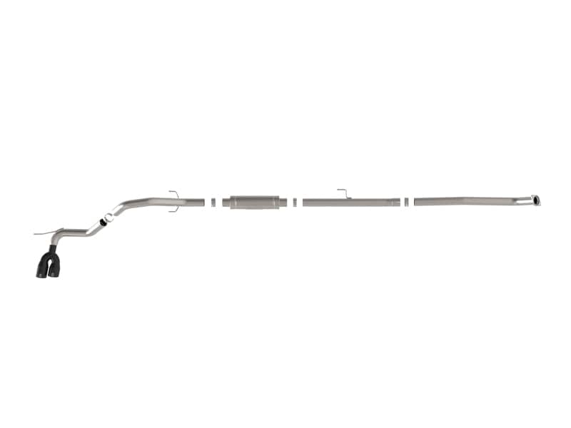 aFe 15-26 Toyota Hilux L4-2.4/2.8L (td) Vulcan Series 3in SS Rear-Side Exit Exhaust w/ Black Tip
