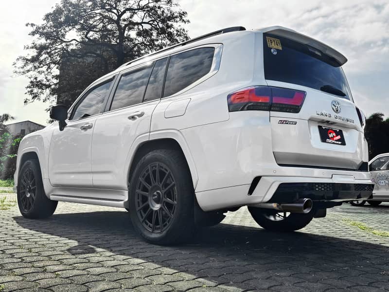 aFe 22-26 Toyota Land Cruiser (J300) Vulcan Series 3in Stainless Steel Exhaust System w/ Black Tip