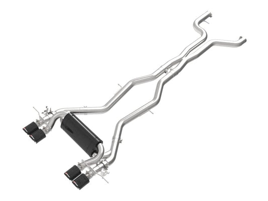 aFe 23-25 BMW M2 L6-3.0L (G87) MACH Force-Xp Cat-Back Exhaust w/ Carbon Fiber Tip