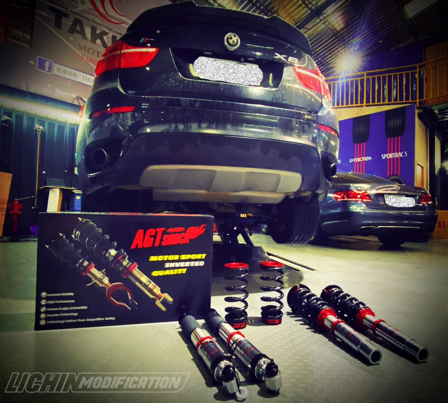 AGT Shock 2008-2014 E71 X6 Front/ Rear: Inverted Fork-Front Spring Rate: 12K210 Rear Spring Rate: 10K220