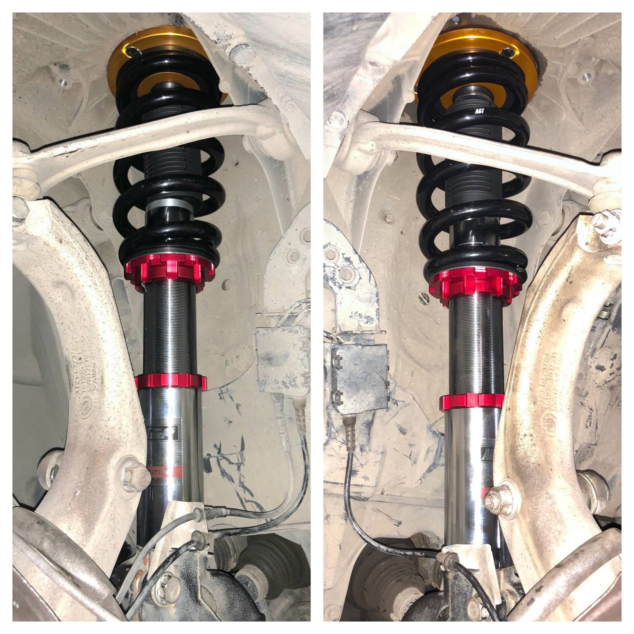 AGT Shock 2008-2014 E71 X6 Front/ Rear: Inverted Fork-Front Spring Rate: 12K210 Rear Spring Rate: 10K220