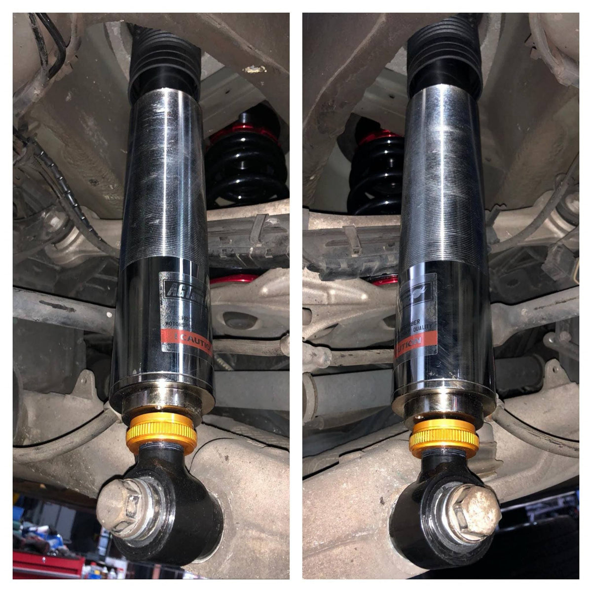 AGT Shock 2008-2014 E71 X6 Front/ Rear: Inverted Fork-Front Spring Rate: 12K210 Rear Spring Rate: 10K220