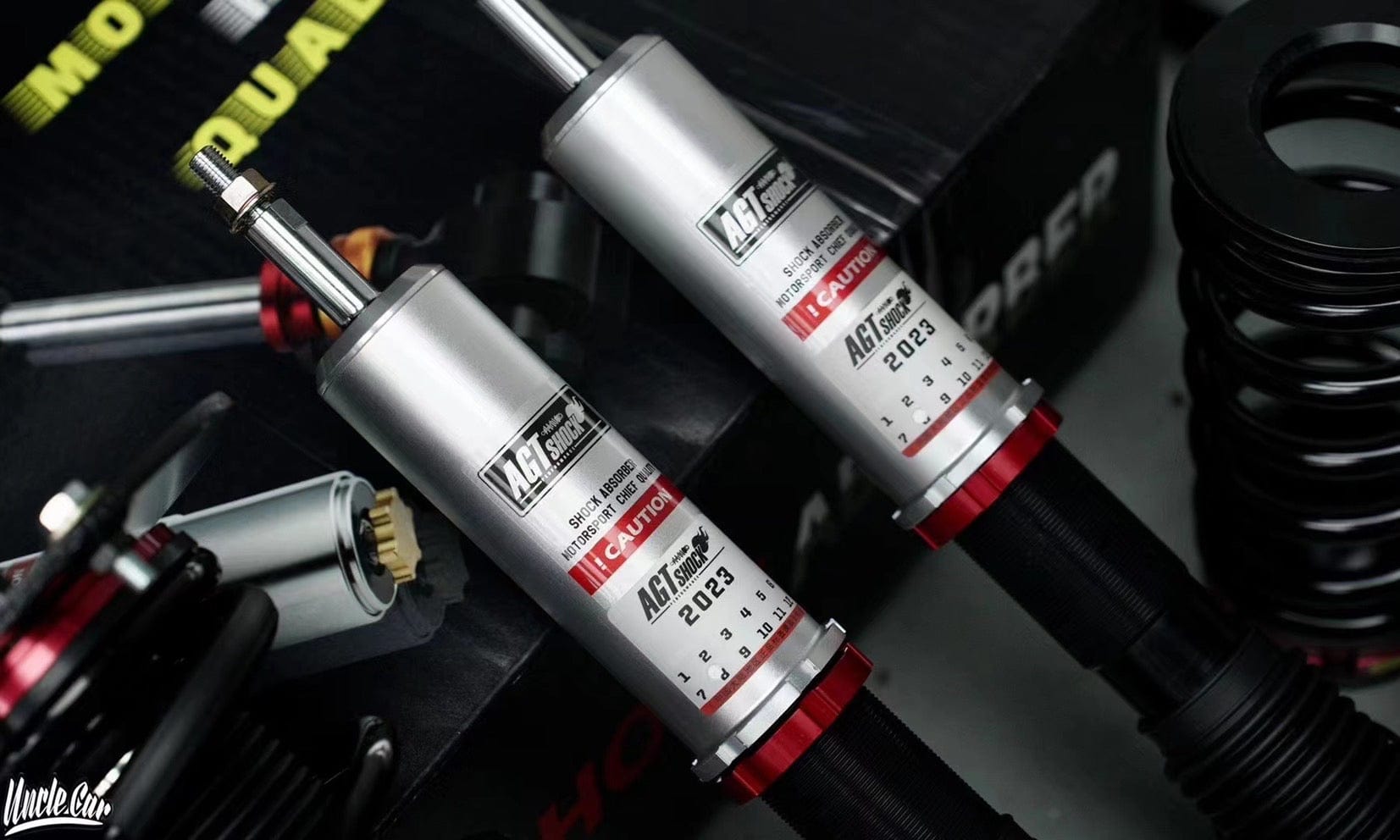 AGT Shock 2018+ F39 X2 MK1 Front Inverted Fork/Rear Flip-Front Spring Rate: 7K190 Rear Spring Rate: 6K180