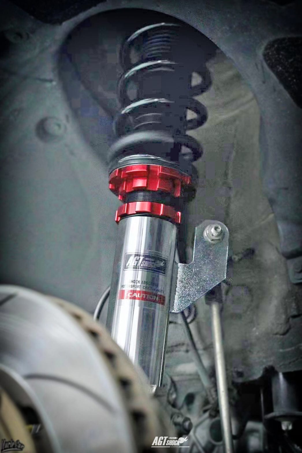 AGT Shock 2018+ F39 X2 MK1 Front Inverted Fork/Rear Flip-Front Spring Rate: 7K190 Rear Spring Rate: 6K180