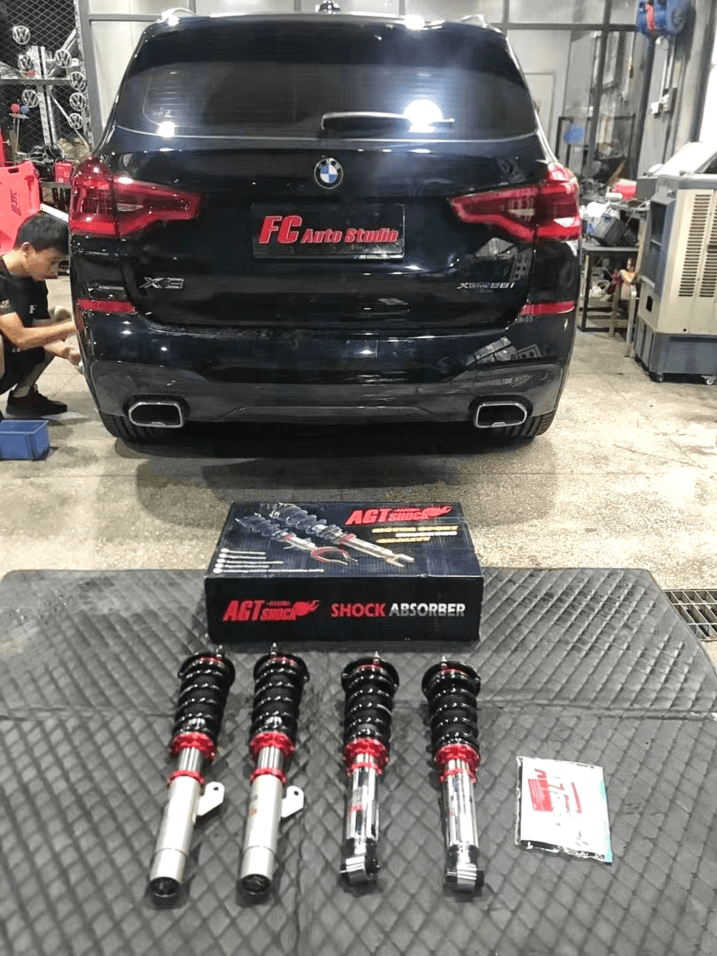 AGT Shock 2018+ G01 G02 X3 X4 MK2 Front/ Rear: Inverted Fork -Front Spring Rate: 7K210 Rear Spring Rate: 8K200