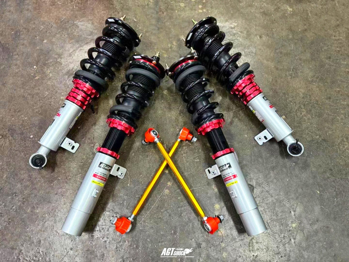 AGT Shock 2019+ F97/F98 X3M X4 M Front/ Rear: Inverted Fork-Front Spring Rate: 8K200 Rear Spring Rate: 10K200