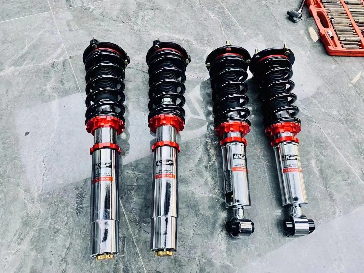 AGT Shock 2021+ G08 IX3 Front Inverted Fork/Rear Flip - Front Spring Rate: 7K210 Rear Spring Rate: 14K200