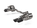 Akrapovic 2024+ Porsche Panamera Slip-On Line (Titanium) w/ Carbon Tips: Requires V6 or V8 fit kit