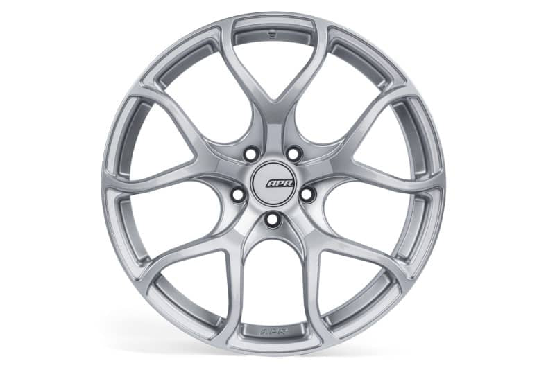 APR A01 Flow Formed - 19x8.5 - 5x112 - ET45 - 66.5mm Center Bore - Hyper Silver Wheel
